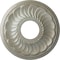 Ekena Millwork Blackthorn Ceiling Medallion (Fits Canopies up to 4 7/8"), 11 3/4"OD x 3 5/8"ID x 1"P, Flash Gold CM11BLFLS - alternate 1